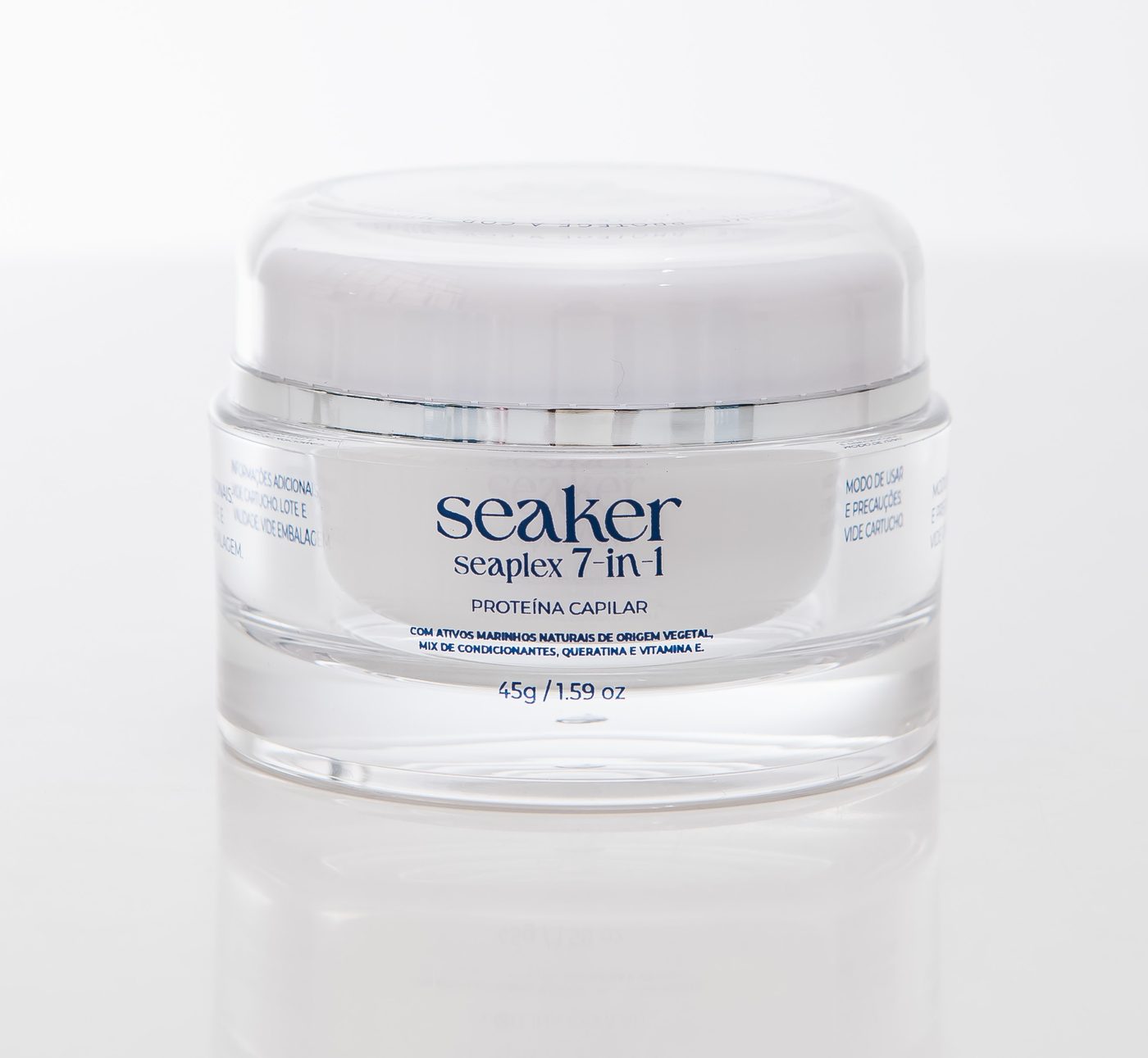 Seaplex 7-in-1, proteína capilar e leave-in concentrado da Seaker